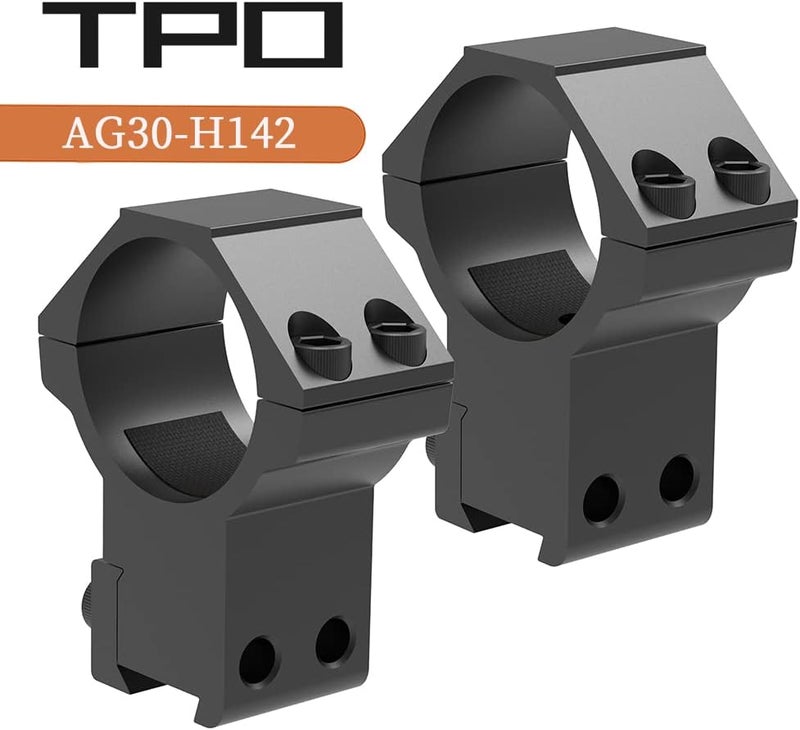 TPO حلقة نطاق دوفايل 3/8" 30 مم لتركيب النطاق على سكة دوفايل 11 مم لملحقات إيرسوفت - Image 2