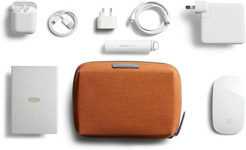 BELLROY Tech Kit Compact (Tech Accessories Organizer, Zipper Pouch) - Bronze - Image 3