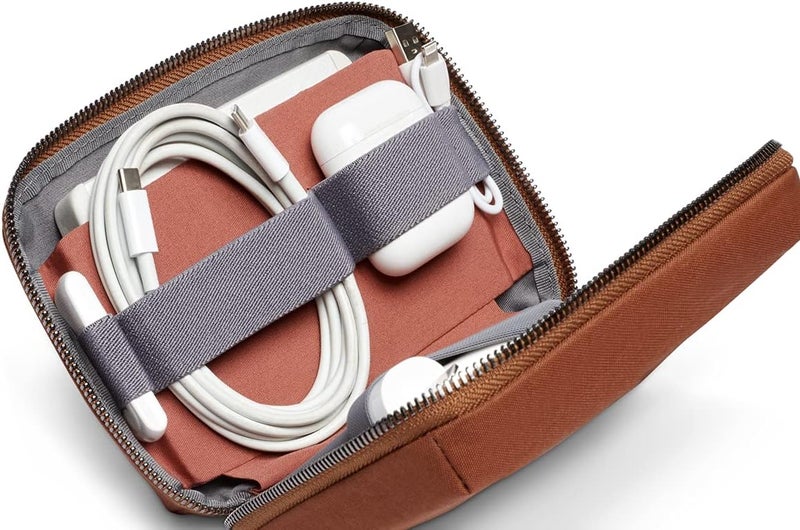 BELLROY Tech Kit Compact (Tech Accessories Organizer, Zipper Pouch) - Bronze - Image 2