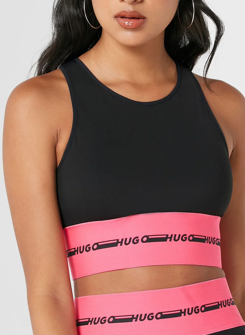 HUGO Knitted Crop Top
