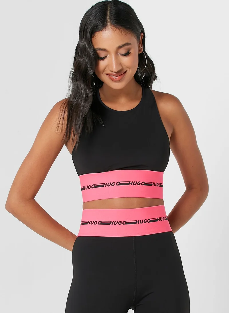 HUGO Knitted Crop Top