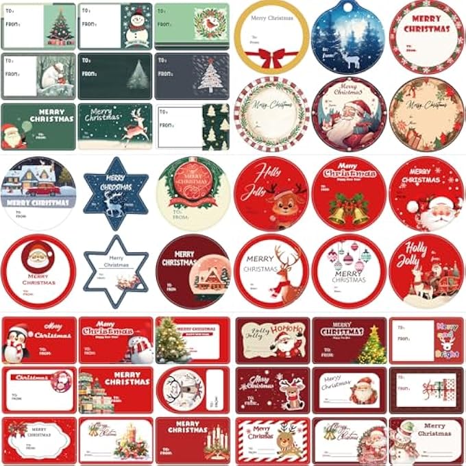 8PCS CHILDREN'S CHRISTMAS STICKERS DIY NOTEBOOKS SMALL CARDS PHONE CASE DECORATION SANTA CLAUS JIGSAW NOTEBOOKS - Image 2