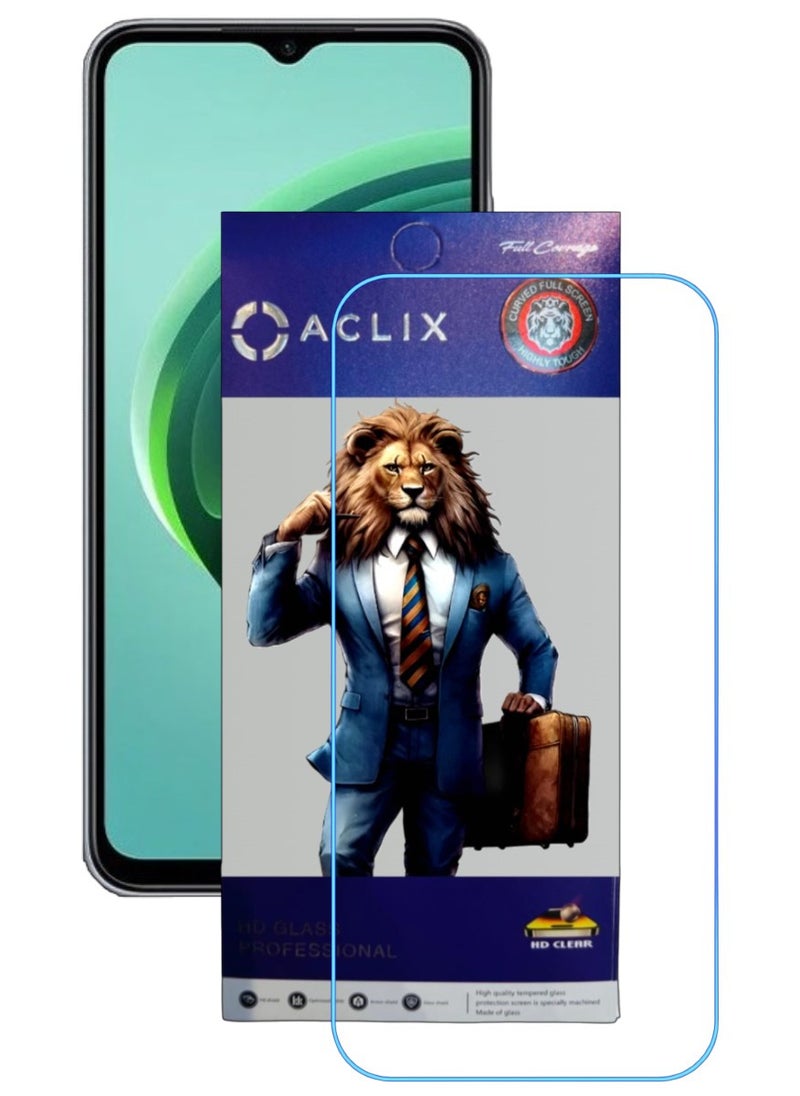 ACLIX Antistatic ESD Dustproof Premium Quality High Definition Clear Tempered Glass Screen Protector Designed For Xiaomi Redmi Note 11E - Image 1