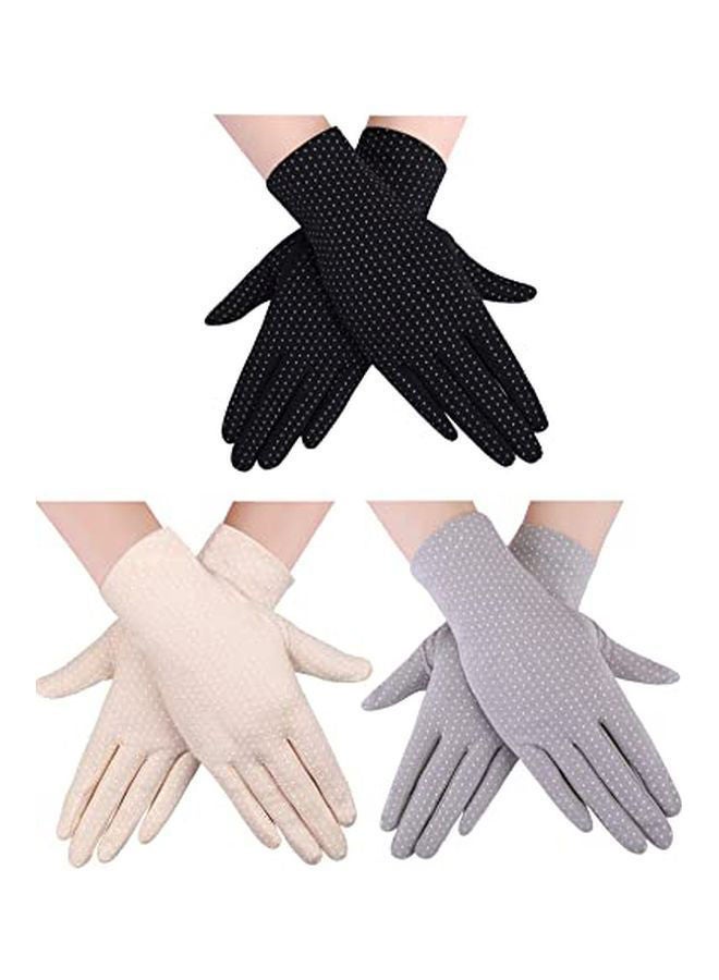 NIBEMINENT Pair Of 3 UV Protective Gloves - Image 1