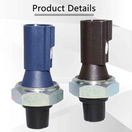 KEJSTED 2 PCS Engine Oil Pressure Sensor Sender Brown & Blue Switch Set Compatible with Audi A3 A4 A5 A6 Q5 Q7 TT VW EOS Jetta Golf GTI CC Passat Beetle 04E919081A 038919081K - Image 2