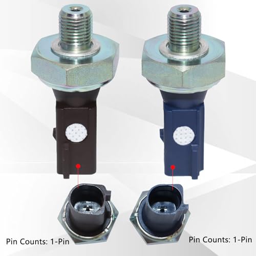 KEJSTED 2 PCS Engine Oil Pressure Sensor Sender Brown & Blue Switch Set Compatible with Audi A3 A4 A5 A6 Q5 Q7 TT VW EOS Jetta Golf GTI CC Passat Beetle 04E919081A 038919081K - Image 4