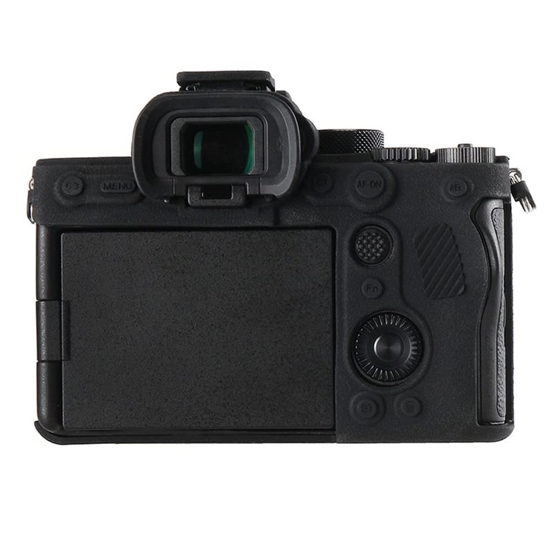 STSEETOP Camera Case for Sony A74 A7M4 A7IV- Protective Silicone DSLR Skin Cover, Detachable Cage, Shockproof, Dustproof (Black) - Image 2
