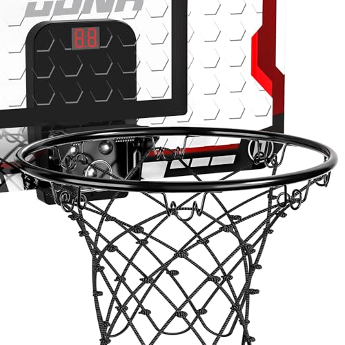 TEMI Basketball Hoop Indoor, Mini Basketball Hoop with 4 Balls & Electronic Scoreboard, Over the Door Basketball Hoop, Basketball Toys for Boys Girls Age 5 6 7 8 9 10 11 12 - Kids & Teens Gift Ideas - Image 5
