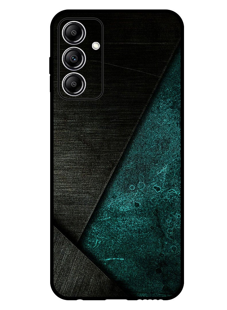 Theodor Protective Case Anti Scratch Shock Proof Bumper Cover For Samsung Galaxy A15 5G Black Dark Green Pattern - Image 1