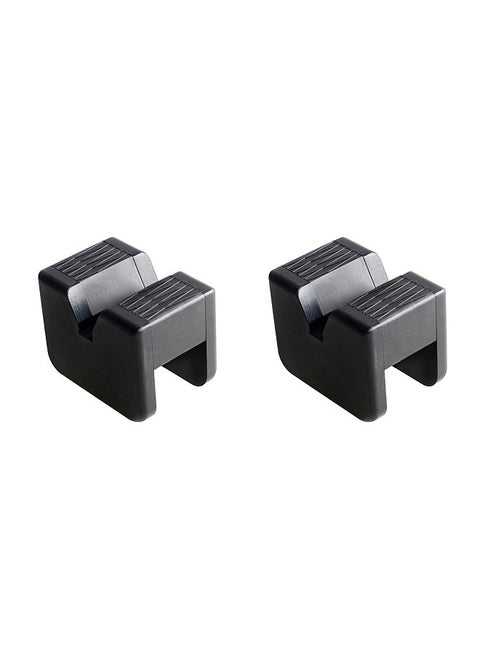Jack Stand Pads, Universal Car Rubber Jack Pad Adapter Anti-Slip Slotted Frame Rail Protector, 2 Pack