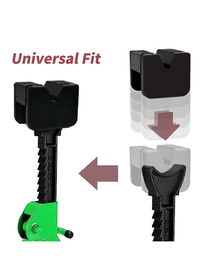 Generic - Jack Stand Pads, Universal Car Rubber Jack Pad Adapter Anti-Slip Slotted Frame Rail Protector, 2 Pack - Image 1