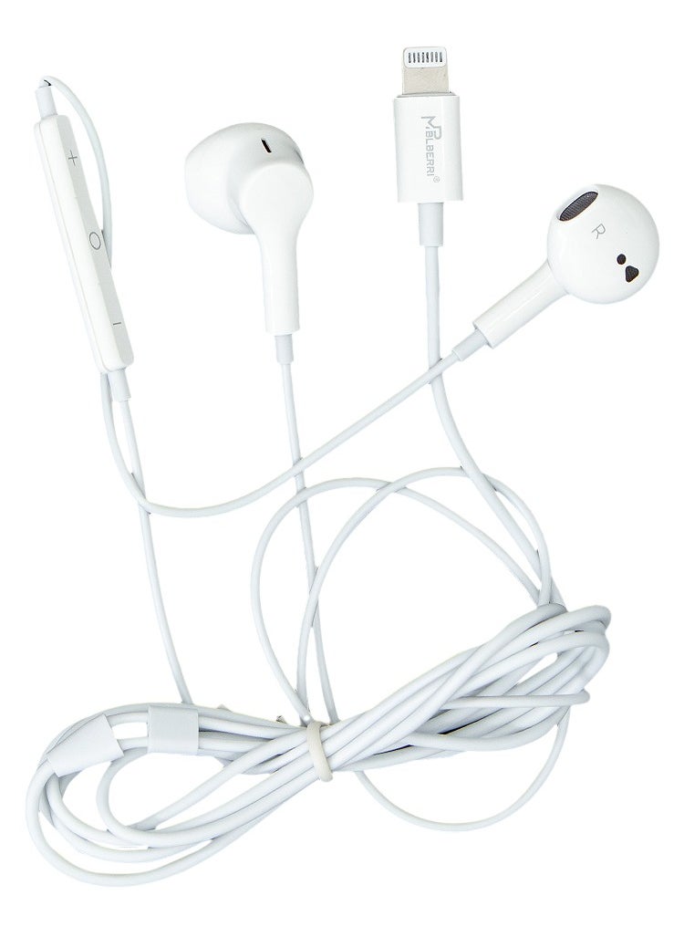 MP BLBERRI Stereo (with mic) Lightning Connector Earphone  - Image 2