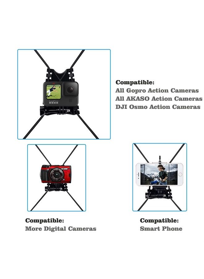 Suptig Net Fence and Tree Pole Mounting Brackets Compatible for Gopro Hero 11 Hero 10 Hero 9 Hero 8 Hero 7 Hero 6 Hero 5 Hero 4 Hero 3 DJI Osmo Compatible for AKASO, Moblie Phone, Digital Cameras - Image 1