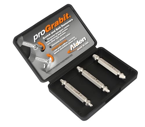 Alden 8430P Pro Grabit Broken Bolt and Damaged Screw Extractor 3 Piece Kit - Image 1