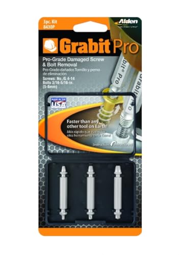 Alden 8430P Pro Grabit Broken Bolt and Damaged Screw Extractor 3 Piece Kit - Image 2