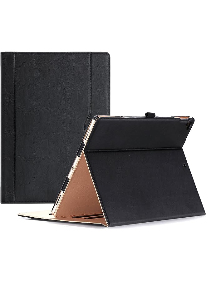 Procases iPad Pro 12.9 2017/2015 Case (Old Model), Stand Folio Case Cover for Apple iPad Pro 12.9 Inch (Only 2017 and 2015 Models), with Apple Pencil Holder -Black - Image 1
