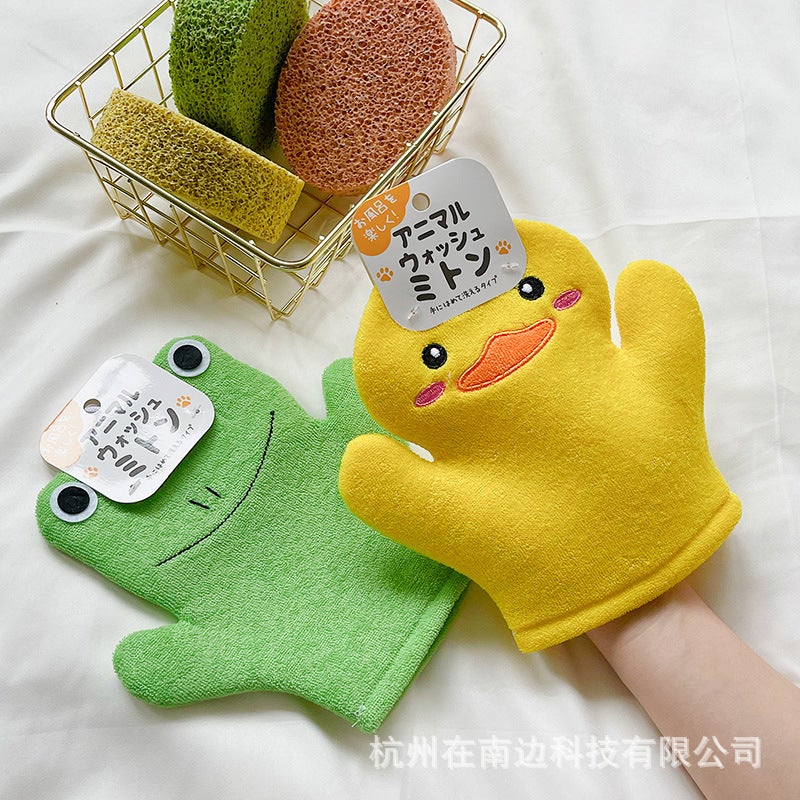 Japanese Cute Children'S Bath Towel Bath Double-Sided Baby Bath Artifact Back Rubbing Bath Towel Does Not Hurt The Skin - Image 3