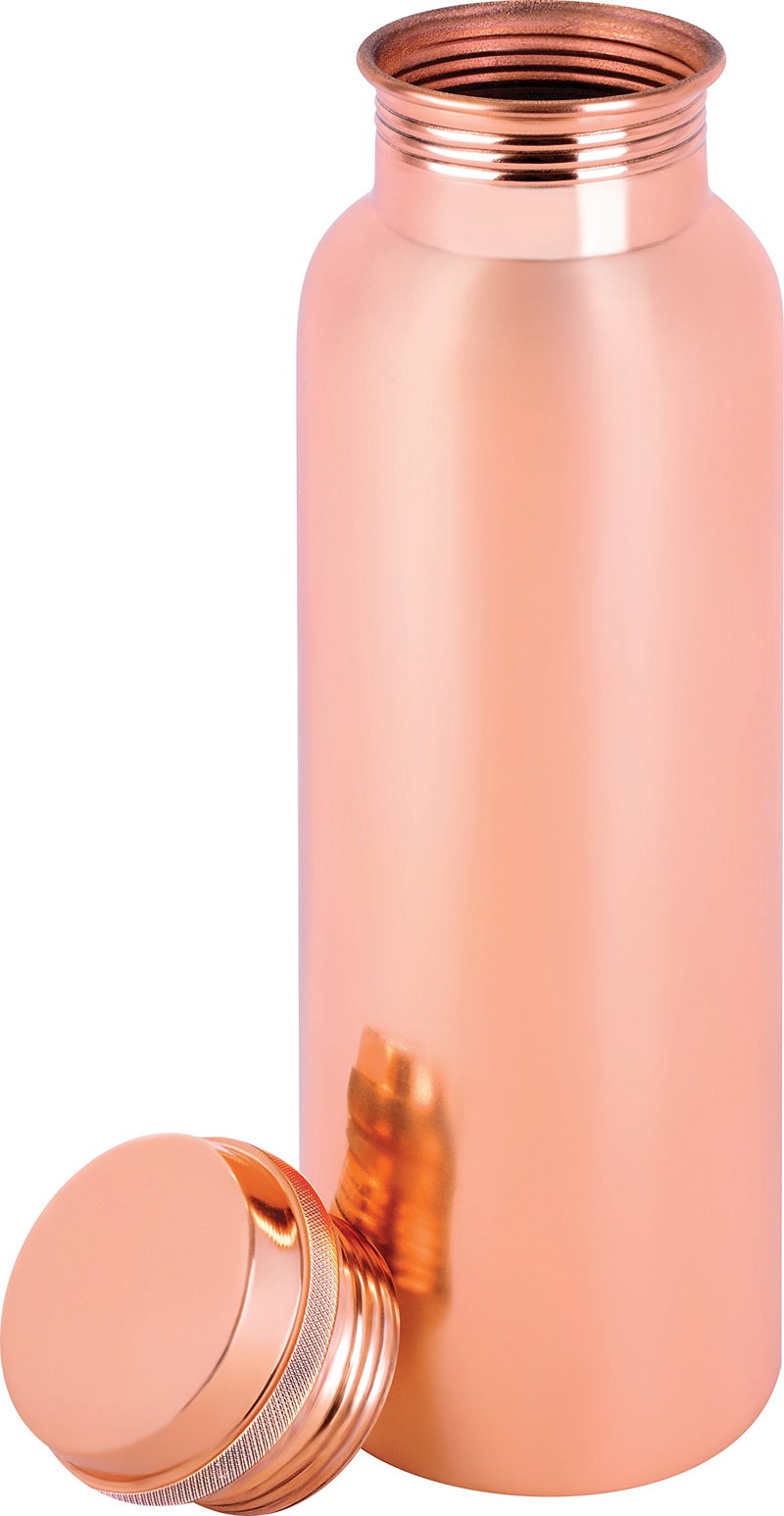 smart serve Smartserve Ideal Copper Water Bottle Leak proof 1L Set of 1  - Image 1