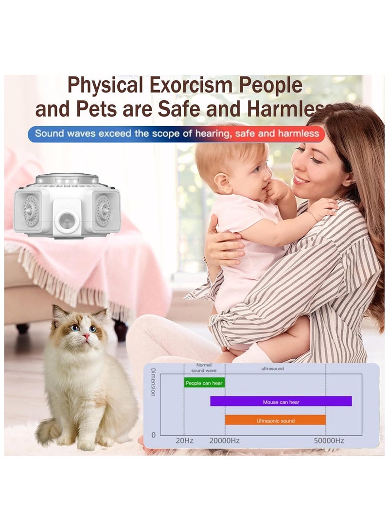 Rightsure Ultrasonic Pest Repeller,Electronic Ultrasonic Pest Repellent, House Pest Repeller Plug in Mouse for Mice Cockroach Spider Ant Mosquito Bug Insect  - Image 3