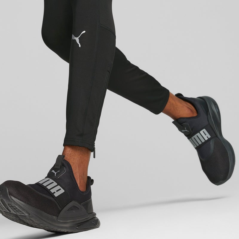 PUMA RUN FAVOURITE Mens Black Running Tights - Image 2