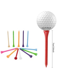 Y&D Golf Tees Professional Natural Wood Pack of 100, Tall Bulk Reduce Side Spin and Friction  - Image 3