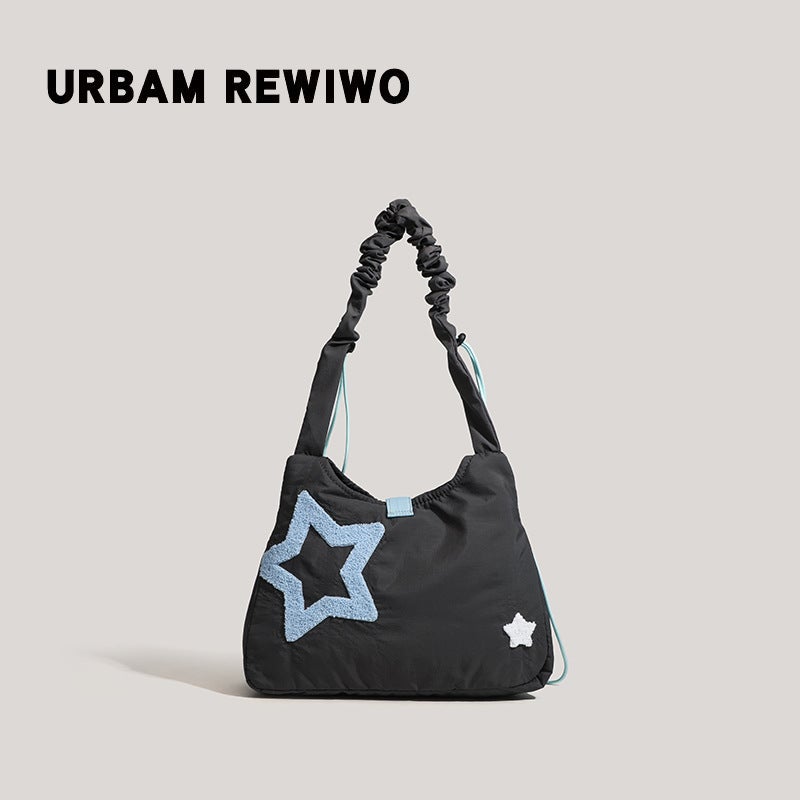 Bag 2026 New Model Cute Cat Embroidered Tote Bag Versatile For Commuting Shoulder Crossbody Bag Fashionable Canvas Bag For Women - Image 3
