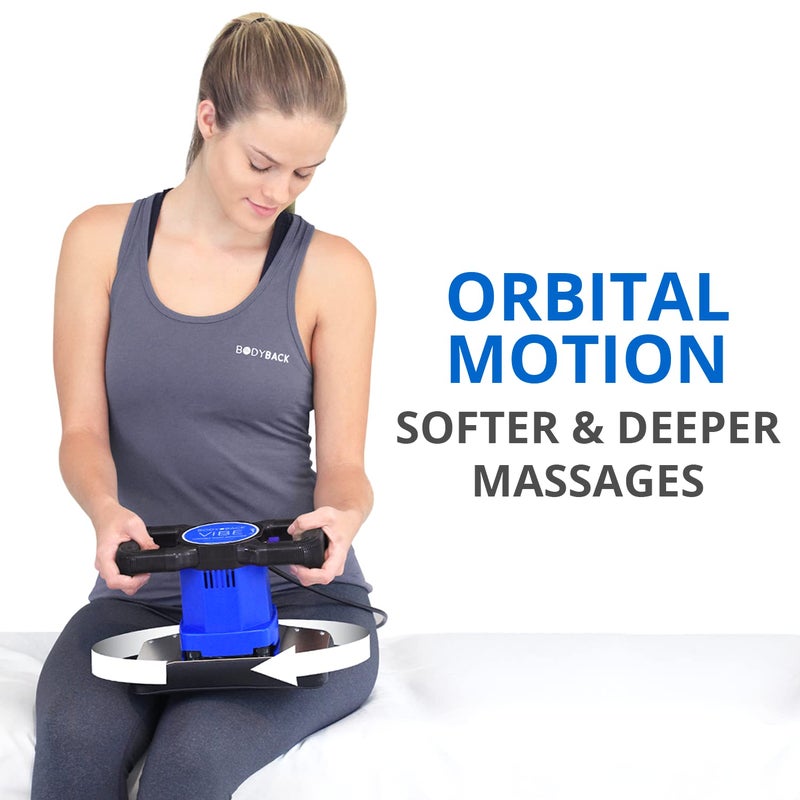 Body Back جهاز تدليك الجسم باك فايب 2.0 - جهاز تدليك يدوي مداري لتخفيف آلام الظهر - أداة علاجية متغيرة السرعة لاستعادة العضلات والاسترخاء - جهاز تدليك بجودة احترافية للاستخدام المنزلي - Image 4
