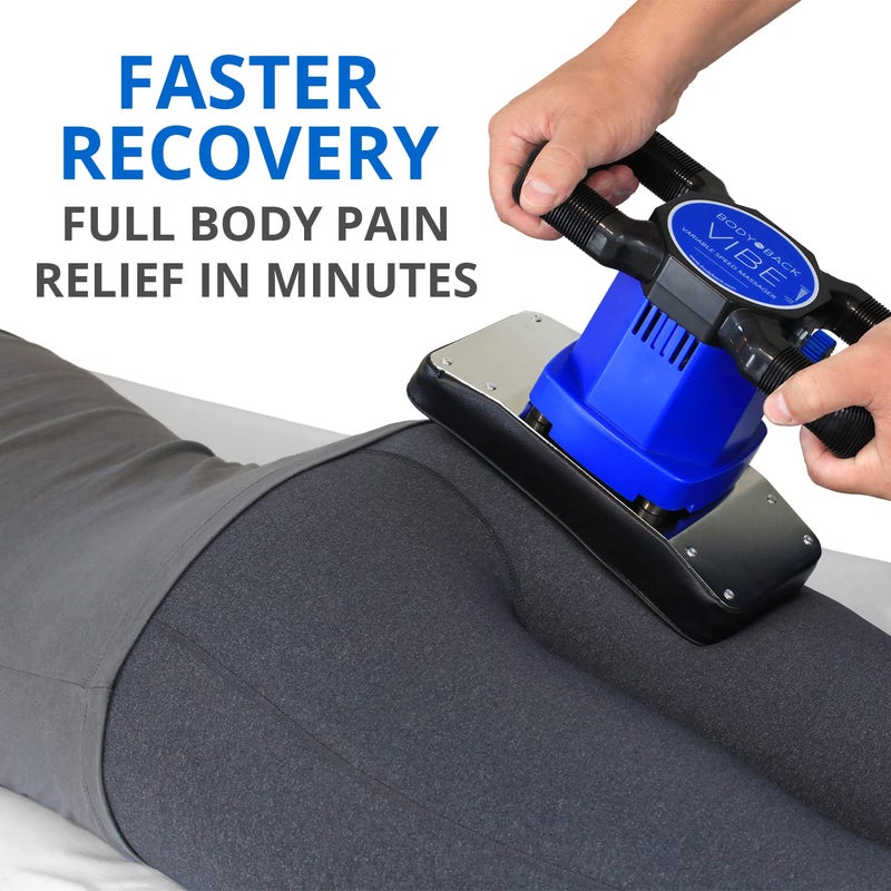Body Back جهاز تدليك الجسم باك فايب 2.0 - جهاز تدليك يدوي مداري لتخفيف آلام الظهر - أداة علاجية متغيرة السرعة لاستعادة العضلات والاسترخاء - جهاز تدليك بجودة احترافية للاستخدام المنزلي - Image 2