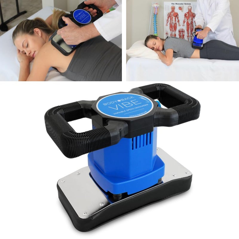 Body Back جهاز تدليك الجسم باك فايب 2.0 - جهاز تدليك يدوي مداري لتخفيف آلام الظهر - أداة علاجية متغيرة السرعة لاستعادة العضلات والاسترخاء - جهاز تدليك بجودة احترافية للاستخدام المنزلي - Image 1