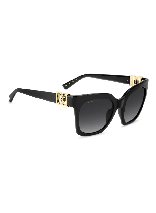 ديسكويرد2 DSQUARED2 D2 0207/S Sunglasses Black Cat Eye