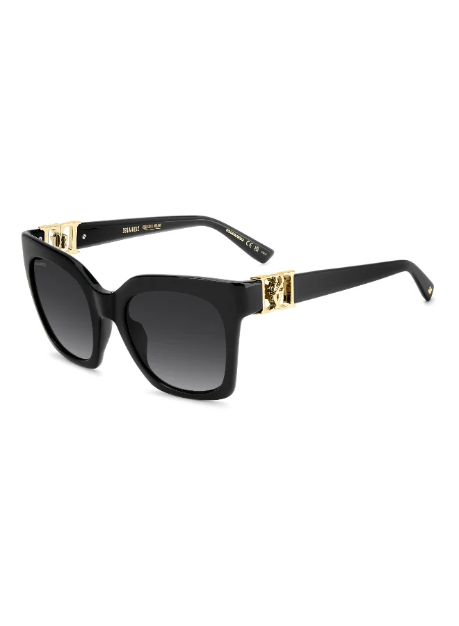 ديسكويرد2 DSQUARED2 D2 0207/S Sunglasses Black Cat Eye