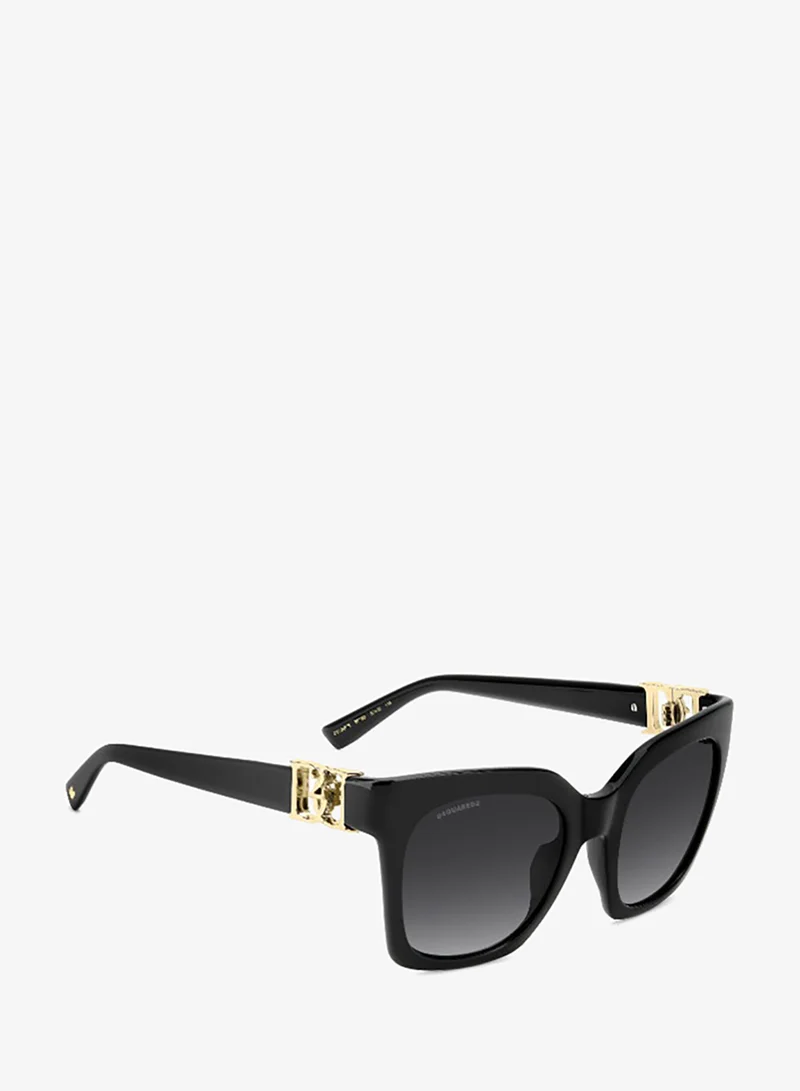 ديسكويرد2 DSQUARED2 D2 0207/S Sunglasses Black Cat Eye