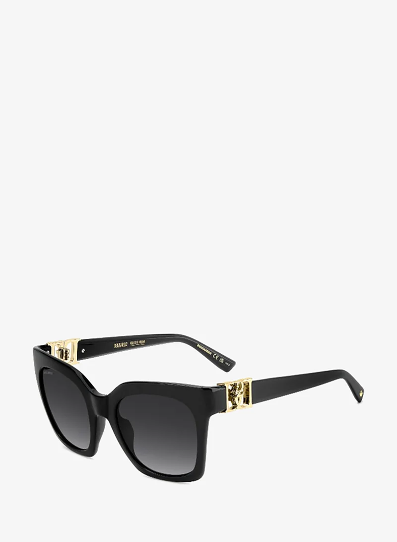 ديسكويرد2 DSQUARED2 D2 0207/S Sunglasses Black Cat Eye