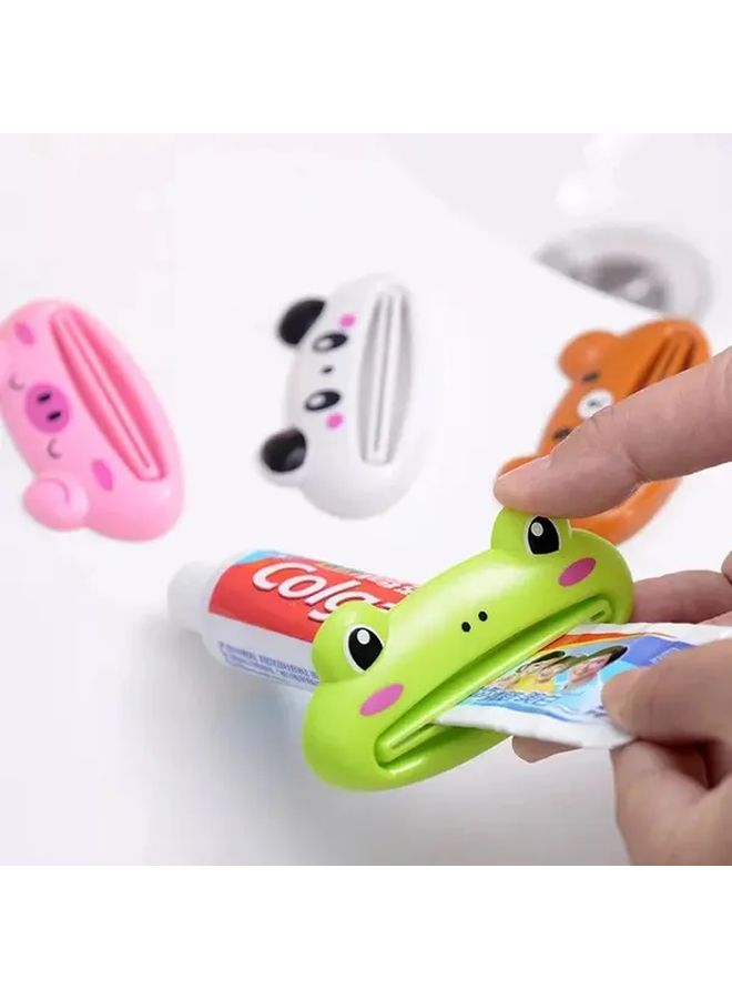 Frog Animal Toothpaste Dispenser One Touch Easy Squeeze Organizer - Image 1