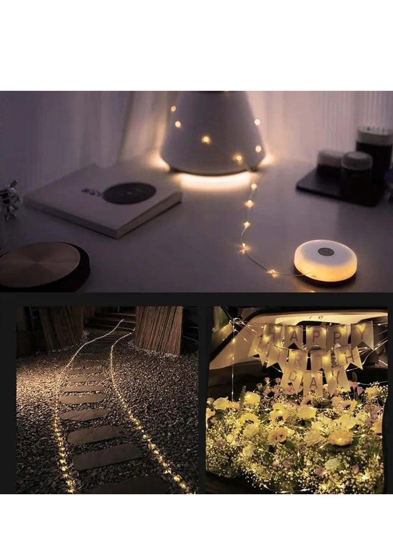 Camping Fairy Lights,Outdoor Waterproof Portable Stowable String Light,Saker String Lights,Camping String Lights,Portable Camping Lights, Sturdy Ip67 Waterproof Tent Fairy String-8m Warm