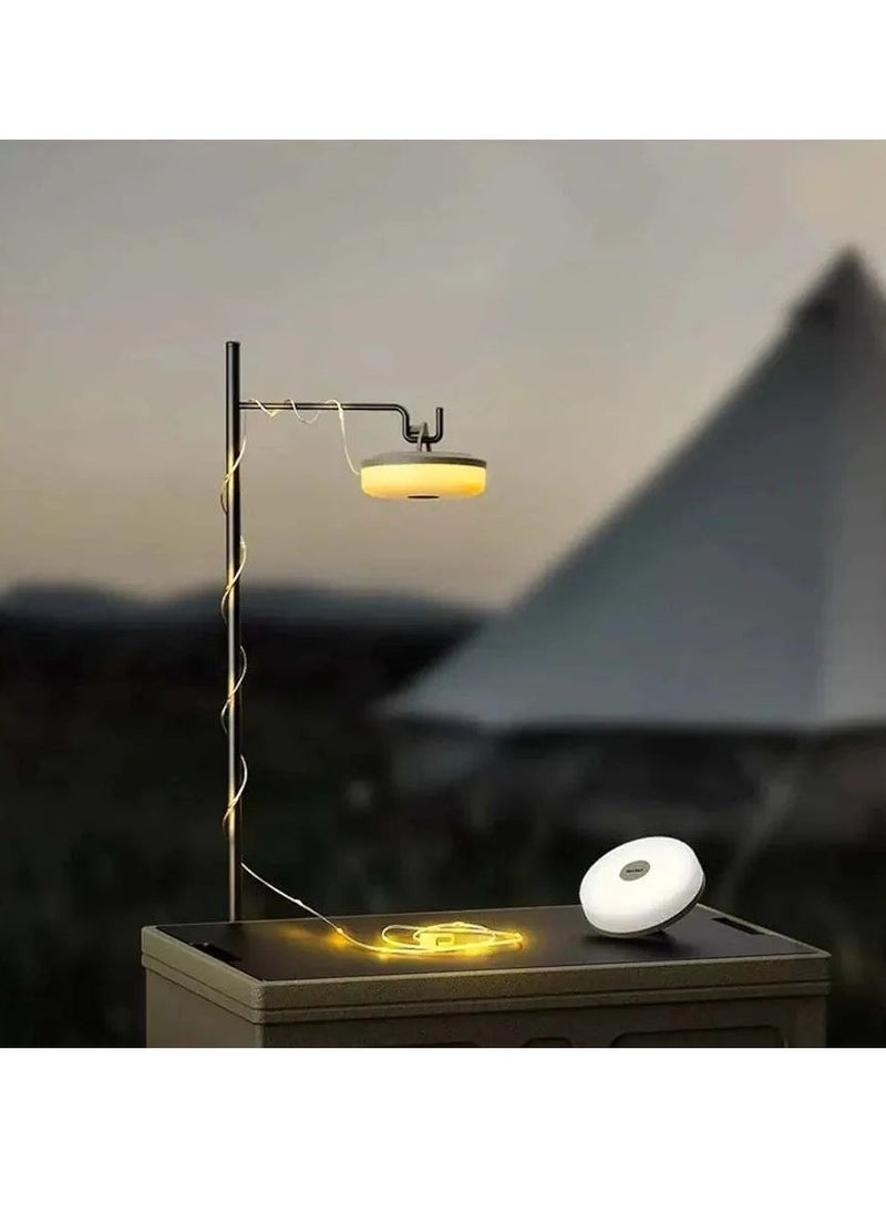 Camping Fairy Lights,Outdoor Waterproof Portable Stowable String Light,Saker String Lights,Camping String Lights,Portable Camping Lights, Sturdy Ip67 Waterproof Tent Fairy String-8m Warm