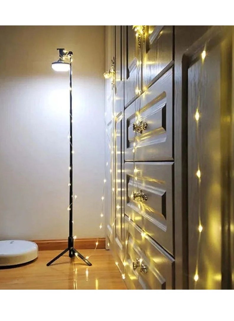 Camping Fairy Lights,Outdoor Waterproof Portable Stowable String Light,Saker String Lights,Camping String Lights,Portable Camping Lights, Sturdy Ip67 Waterproof Tent Fairy String-8m Warm