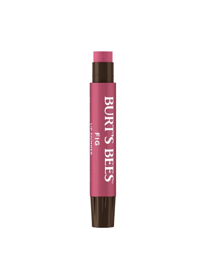 Burt's Bees 100% Natural Moisturizing Lip Shimmer, Fig - 1 Tube , 2.55g - Image 1