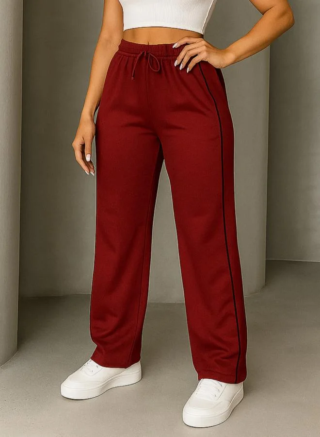 بوز Pause Women Maroon Relaxed Fit Joggers