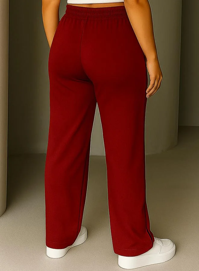 بوز Pause Women Maroon Relaxed Fit Joggers