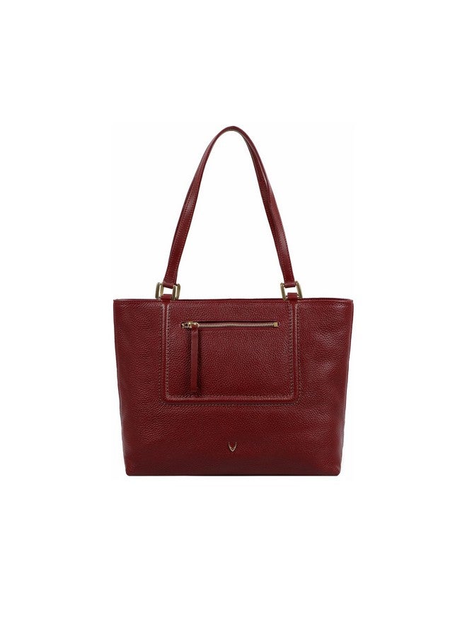 Hidesign Leather Tote Bag- Marsala Marsala - Image 1