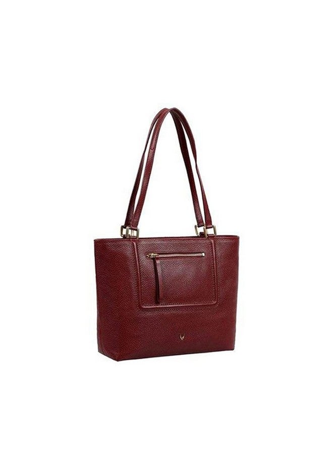 Hidesign Leather Tote Bag- Marsala Marsala - Image 4