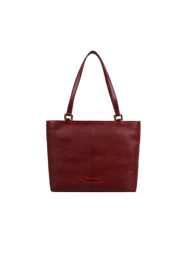 Hidesign Leather Tote Bag- Marsala Marsala - Image 3