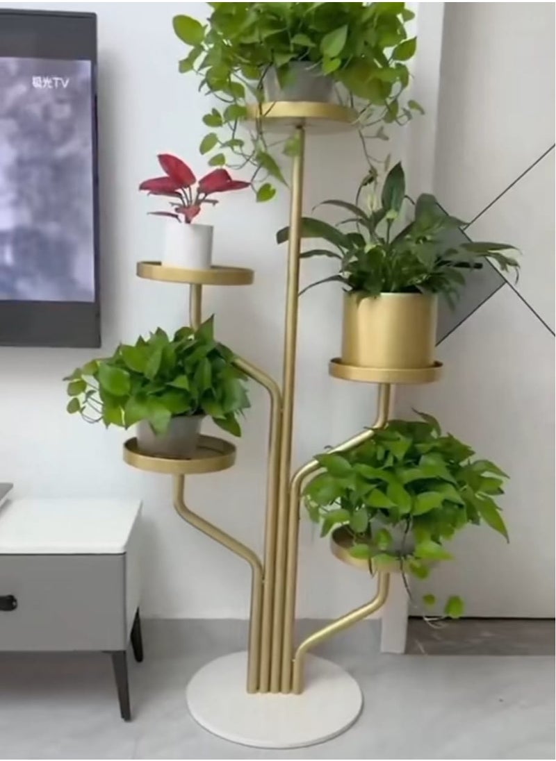 Other Manufacturer Ornamental plant holder made of iron, golden color, size 130*75 cm 