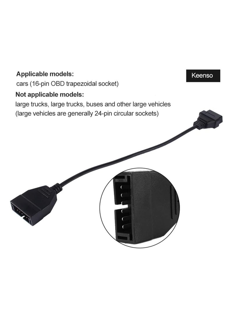 GM Car 12 Pin to OBDII 16 Pin Cable Diagnosis OBD II Adapter Scanner Dlc Cable Connector - Image 3