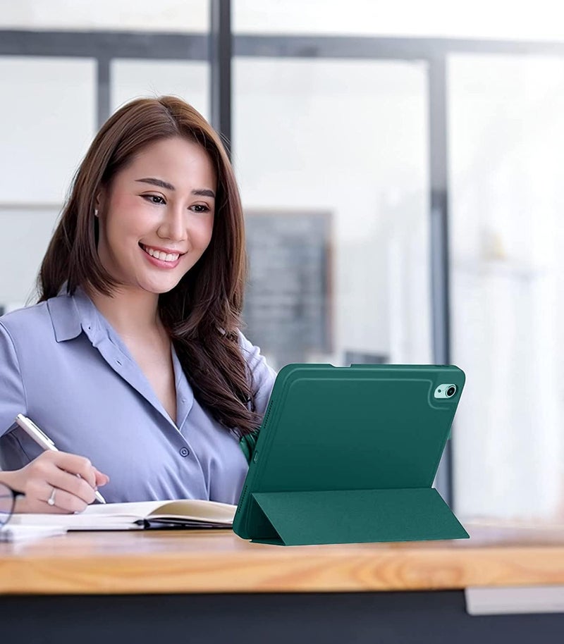 ProElite Cover for Xiaomi Redmi Pad 2 11 inch Case, Soft Flexible Flip Case Cover for Xiaomi Redmi Pad 2 11 inch with Pen Holder, Support Auto Sleep Wake, [Recoil Series] - Dark Green - Image 5