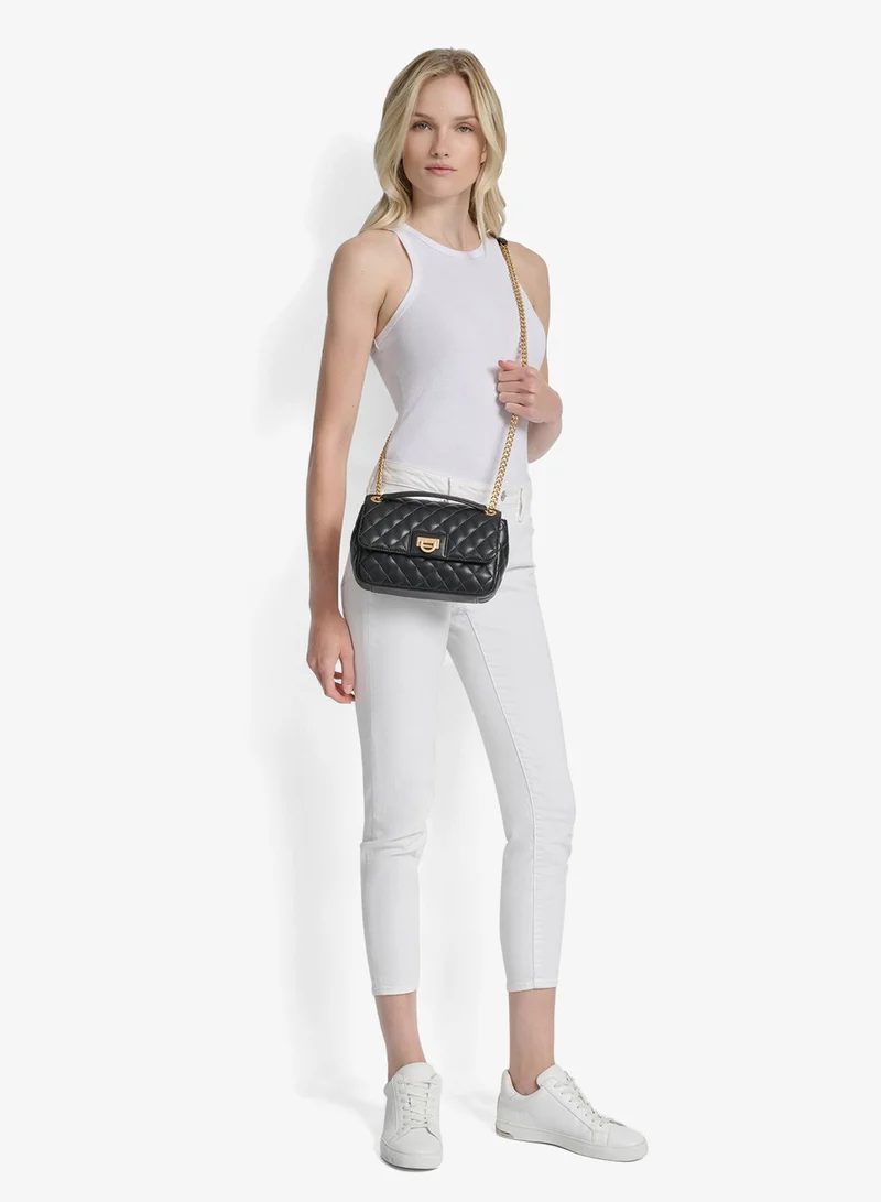 DKNY Finley Medium Flap Shoulder Crossbody
