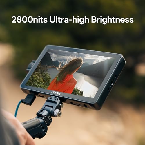 VILTROX DCA1 2800nit Video Field Monitor 7 Inch Touchscreen 60Hz 4K Camera External Monitor with Cooling Fans 1920x1080 DSLR Monitor 4K HDMI inOut 170 Wide Angle - Image 3