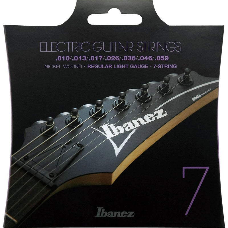 Ibanez IEGS71 7-String Electric Guitars Strings - Regular Light Gauge,silver - Image 3