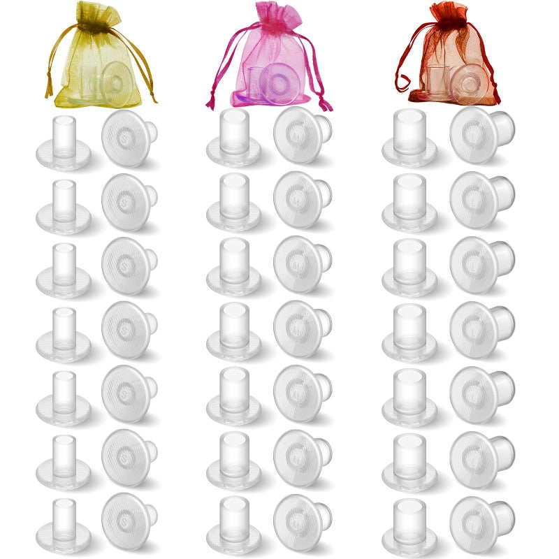 KFPPLXQ Heel Protectors for Grass, 21 Pairs, 4 Sizes, Clear - Image 1